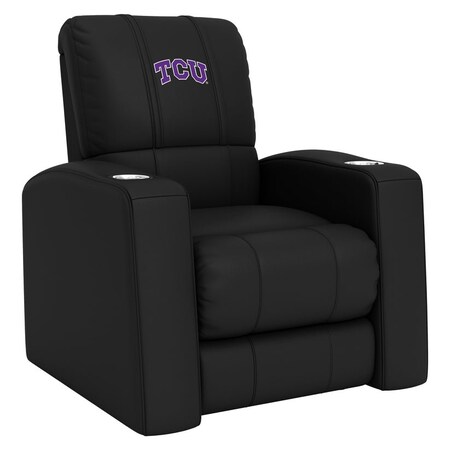 Dreamseat Home Theater Recliner with TCU Horned Frogs Primary XZ418301RHTCDBLK-PSCOL13805